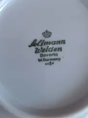 Vorschaubild 5 von Dekoschale Porzellan Schloss Florales Muster Weiß 13cm