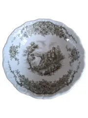 Vorschaubild 3 von Dekoschale Porzellan Schloss Florales Muster Weiß 13cm