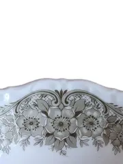 Vorschaubild 2 von Dekoschale Porzellan Schloss Florales Muster Weiß 13cm