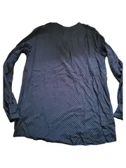 Vorschaubild 2 von Damen Bluse Langarm Blau Punkte Gr. 36;S Viskose Casual