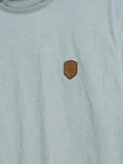 Vorschaubild 2 von Herren T-Shirt Gr. 44/XS Blau Casual Kurzarm Shirt