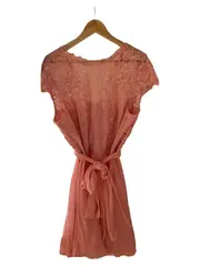 Vorschaubild 1 von Damen festliches Kleid Gr. 44 Rosa Elegant Feminin Spitze