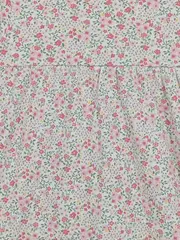 Vorschaubild 3 von Mädchen Kleid Gr. 116 Blumenmuster Freizeitkleid Baumwolle