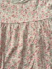 Vorschaubild 4 von Mädchen Kleid Gr. 116 Blumenmuster Freizeitkleid Baumwolle