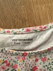 Vorschaubild 5 von Mädchen Kleid Gr. 116 Blumenmuster Freizeitkleid Baumwolle