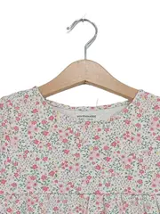 Vorschaubild 2 von Mädchen Kleid Gr. 116 Blumenmuster Freizeitkleid Baumwolle
