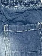 Vorschaubild 6 von Kinder Jeans Shorts Gr. 62 Blau Baumwolle Casual