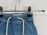 Vorschaubild 2 von Kinder Jeans Shorts Gr. 62 Blau Baumwolle Casual