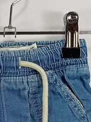 Vorschaubild 4 von Kinder Jeans Shorts Gr. 62 Blau Baumwolle Casual