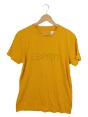 Vorschaubild 1 von Damen T-Shirt Gr. 38/M Gelb Casual Logo-Print