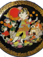 Vorschaubild 2 von Sammelteller Aladin Wunderlampe Porzellan Märchenmotiv Mehrfarbig 17cm