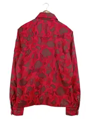 Vorschaubild 2 von Leichte Jacke Damen M Rot Camouflage Casual Polyester