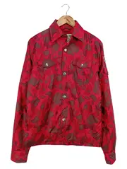 Vorschaubild 1 von Leichte Jacke Damen M Rot Camouflage Casual Polyester