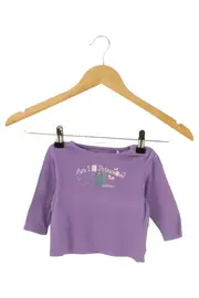 Vorschaubild 1 von Kinder Langarmshirt Gr. 62 Lila Prinzessin Casual Baumwolle