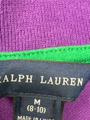 Vorschaubild 7 von Kinder Poloshirt Lila Gr. 134 Kurzarm Baumwolle Logo Stickerei