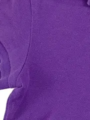 Vorschaubild 4 von Kinder Poloshirt Lila Gr. 134 Kurzarm Baumwolle Logo Stickerei