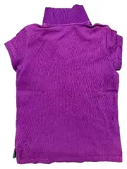 Vorschaubild 5 von Kinder Poloshirt Lila Gr. 134 Kurzarm Baumwolle Logo Stickerei