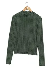 Vorschaubild 1 von Damen Langarmshirt Gr. 40/L Mehrfarbig Geometrisch Casual