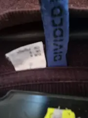 Vorschaubild 2 von Herren Pullover Sweatshirt Gr. S Bordeaux Rot Baumwolle Basic