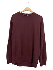Vorschaubild 1 von Herren Pullover Sweatshirt Gr. S Bordeaux Rot Baumwolle Basic