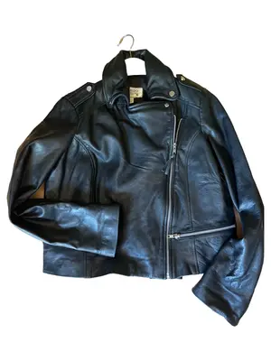 MANGO Lederjacke