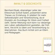 Vorschaubild 3 von der Disziplin - Bernhard Bueb - List Verlag - Sachbuch