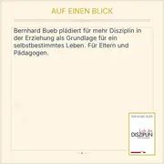 Vorschaubild 2 von der Disziplin - Bernhard Bueb - List Verlag - Sachbuch