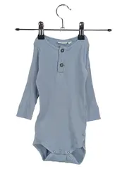 Vorschaubild 1 von Baby Body Langarm Blau Gr. 68 Rippstrick