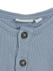 Vorschaubild 2 von Baby Body Langarm Blau Gr. 68 Rippstrick