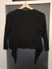 Vorschaubild 2 von Damen Bolero Strickjacke Gr. 36/S Schwarz Feminin