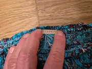 Vorschaubild 4 von Damen Sommerkleid Trägerlos Paisley Türkis Viskose Gr. M