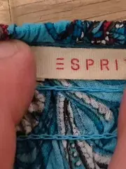 Vorschaubild 6 von Damen Sommerkleid Trägerlos Paisley Türkis Viskose Gr. M