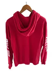 Vorschaubild 2 von Herren Kapuzenpullover Rot Gr. M Hoodie Logo Casual