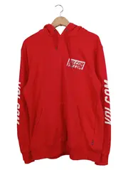 Vorschaubild 1 von Herren Kapuzenpullover Rot Gr. M Hoodie Logo Casual