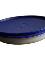 Vorschaubild 3 von Vorratsdose Deckel Blau Beige Rund 17 cm Kunststoff