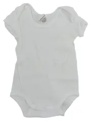 Vorschaubild 1 von Baby Body Kurzarm Weiß Gr. 56 Baumwolle
