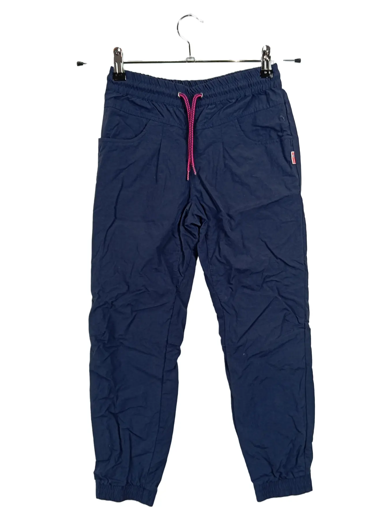 TROLLKIDS Outdoorhose Kinder Gr. 140 Blau Uni Polyester Mädchen