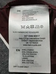 Vorschaubild 5 von MARC O POLO Damen Blazer Gr. 34/XS Grau Schurwolle Business Klassisch