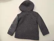 Vorschaubild 2 von Kinder Kapuzenpullover Hoodie 2T Grau Sportlich Logo-Print