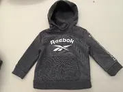 Vorschaubild 1 von Kinder Kapuzenpullover Hoodie 2T Grau Sportlich Logo-Print