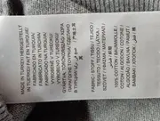 Vorschaubild 5 von Herren Pullover V-Ausschnitt Grau Gr. 48/M Baumwolle Basic Casual
