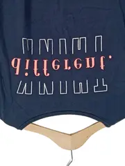 Vorschaubild 3 von Kinder T-Shirt Mädchen Gr. 152 Blau Casual mit Print & Rüschen