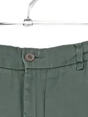Vorschaubild 3 von Herren Hose Leinen Stoffhose Casual Oliv Gr. M W31 L28 Leinenhose