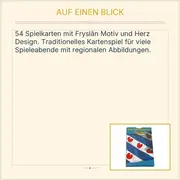 Vorschaubild 3 von 54 Speelkaarten Fryslân Spielkarten Friesland Niederlande Souvenir