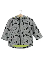 Vorschaubild 1 von Kinder Kapuzenpullover Dinosaurier Print Gr. 86 Grau