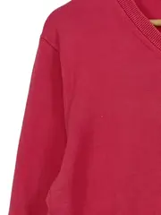 Vorschaubild 4 von Herren Pullover V-Ausschnitt Pink Gr. S Baumwolle