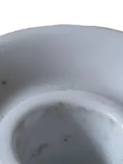 Vorschaubild 4 von Kerzenhalter Porzellan Weiß Klassisch 11cm Metallic