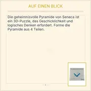 Vorschaubild 4 von 3D Puzzle Die geheimnisvolle Pyramide Ägypten Denkspiel Knobelspiel