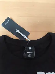 Vorschaubild 5 von Damen T-Shirt Logo Print Schwarz Gr. M Baumwolle