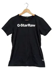 Vorschaubild 1 von Damen T-Shirt Logo Print Schwarz Gr. M Baumwolle